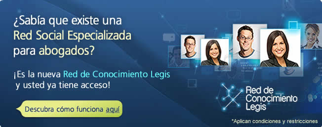 Sab�a que existe una red social especializada para abogados, es la nueva Red de Conocimiento Legis, descubra como funciona aqu�